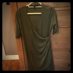 Ralph Lauren Black Label faux wrap dress